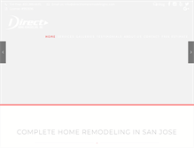 Tablet Screenshot of directhomeremodelinginc.com